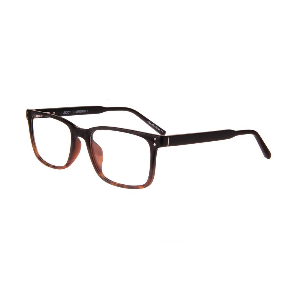 NEW SU2C Matte Black & Tortoise COMMUNITY Eyeglasses 54mm with Case